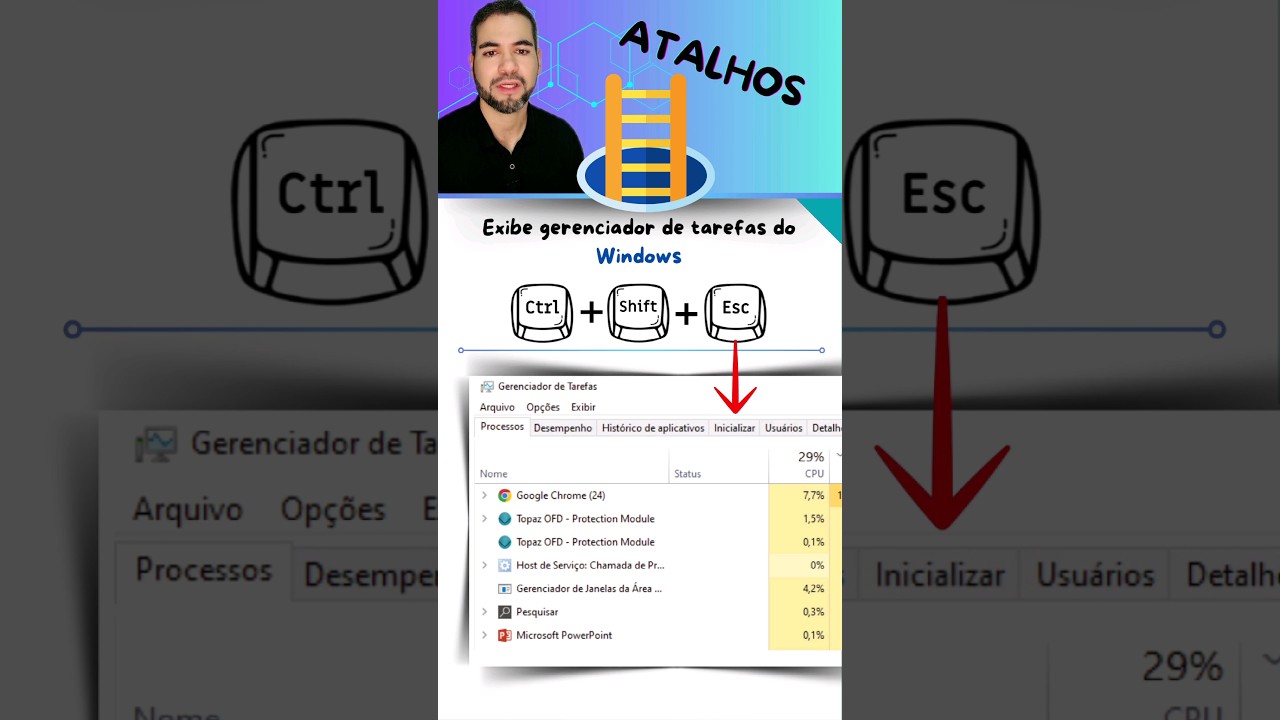Questão sobre Windows 💻 🎯 #informatica #questões #prova #dicas #foco #estudos #windows