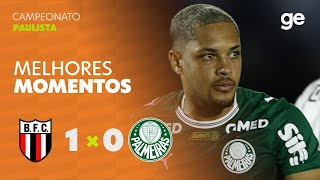 BOTAFOGO-SP 1 X 0 PALMEIRAS | MELHORES MOMENTOS | 6ª RODADA PAULISTA 2026 | ge.globo