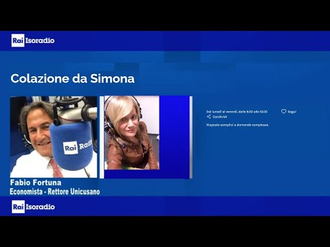 Fabio Fortuna a Colazione da Simona di RAI ISORADIO del 20 04 2022 ore 09 40