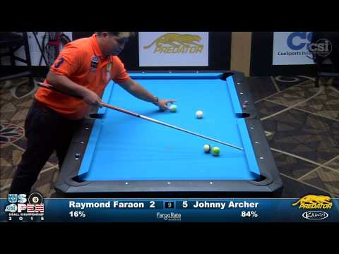 2015 US Open 8-Ball: Raymond Faraon vs Johnny Archer