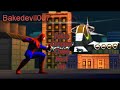 Police Chopper Chase Rooftop HQ Spider Man 2000 Music Extended