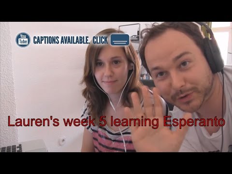Lauren's week 5 learning Esperanto: one week left!