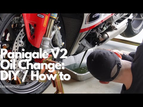 Panigale V2 Oil Change: How to / DIY