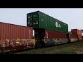 CN 148 W CN Engines 3811 3077 Lead This Long 548 Axle EB Intermodal Train By Scotch Block In