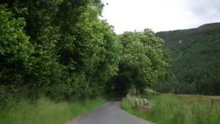 Road Through Glenlyon Scottish Highlands Of Scotland
