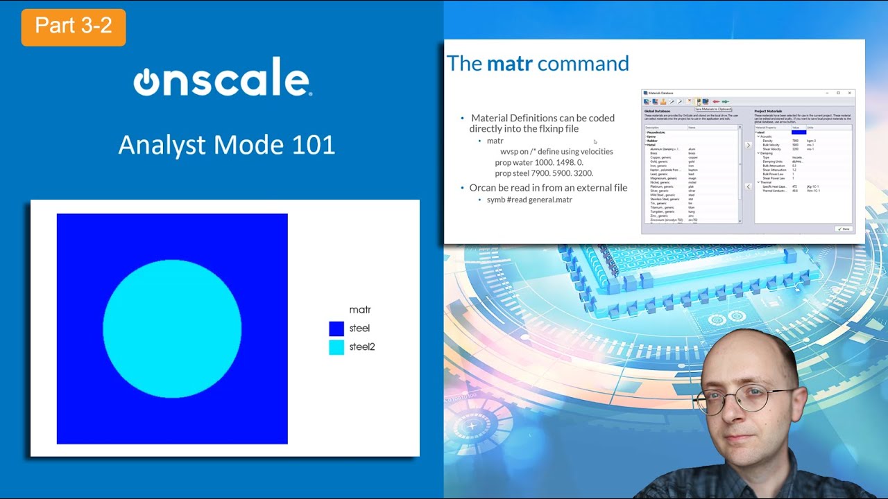 [OnScale Analyst 101]  Defining and Assigning Materials - Part 3-2