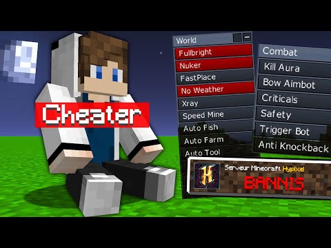I have CHEAT on the BIGGEST Minecraft SERVER!  Here is the result !