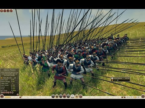 Total War Rome 2- ( Carthage -vs- Pergamon )-1v1 Battle.