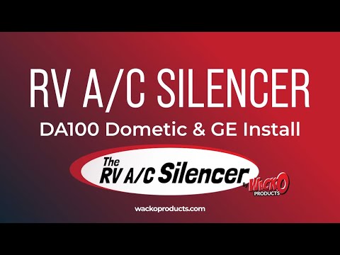 Reduce The Noise Of Your RVs Dometic or GE Air Conditioner With This Simple To Install Device!