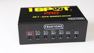 Video thumbnail for Truetone 1 Spot Pro CS7 Isolated Power Supply by shnobel