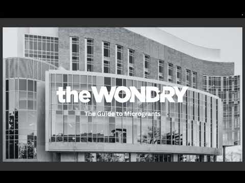 The Wond'ry - The Microgrant Webinar