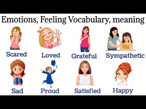 العواطف بالانجليزي Emotions in English