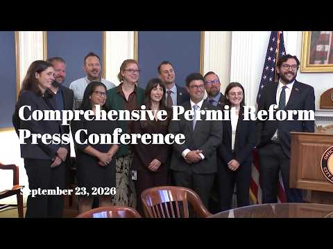 Comprehensive Permit Reform Press Conference - 9/23/26