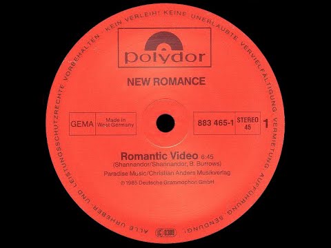 New Romance - Romantic Video (High Tech Dance Mix) [HQSound][ITALO-DISCO][1985]