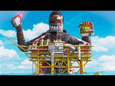 Rust - I TURNED OIL RIG INTO A TRAP BASE