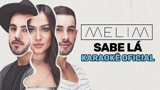 Sabe Lá (Karaokê Oficial) | Melim