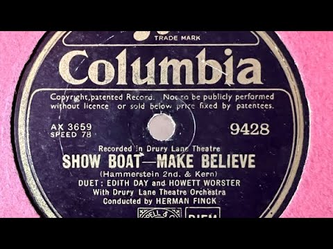 Edith Day And Howett Worster - Make Believe (78 rpm record) 1928