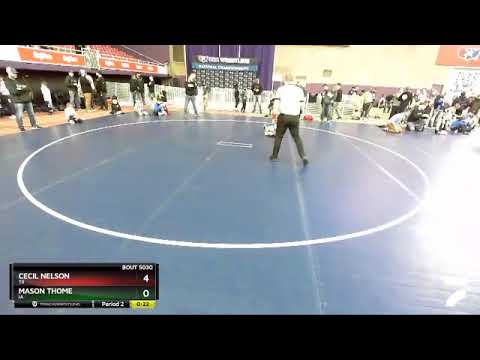 59 Lbs Champ. Round 2 - Mason Thome, IA Vs Cecil Nelson, TX 6634