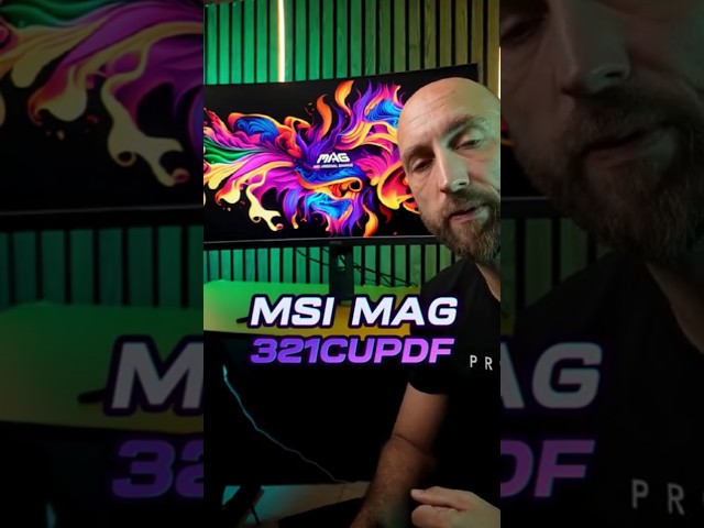 Vídeo relacionado con MSI MAG 321CUPDF 31.5" LED Rapid VA UltraHD 4K 160Hz 0.5m HDR 400 Adaptive Sync Curva