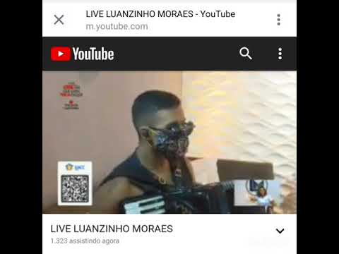 Live no YouTube LUANZINHO MORAES