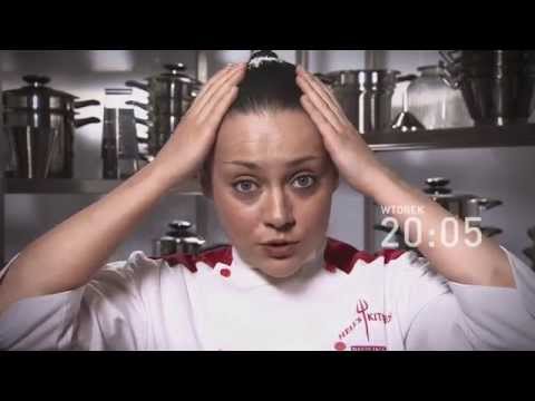 Wojciech Modest Amaro całuje uczestniczkę "Hell's Kitchen - Piekielna Kuchnia"  (zapowiedź odcinka)