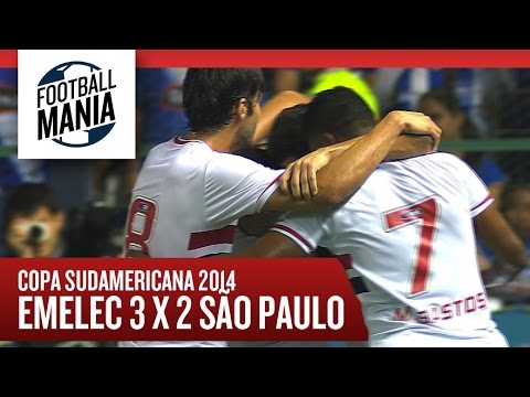 Emelec 3X2 São Paulo - Copa Sudamericana 2014 - Q...