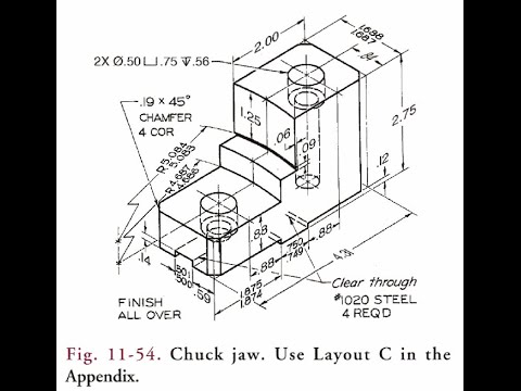 Inventor Tutorial with Isometric Sketches – Advanced part 3 multi-views