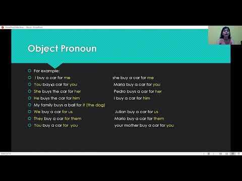 Nouns and Pronouns