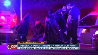 Osage County deputy draws weapon during traffic stop