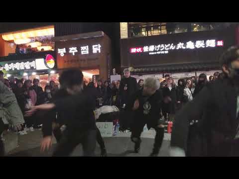 181118 DOB hongdae busking 디오비 홍대 버스킹 BTS(방탕소년단)“IDOL”