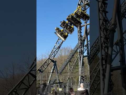 The Smiler [4K] Front Seat POV - Alton Towers Resort #altontowersresort #smiler #dangerous #4k #🇬🇧