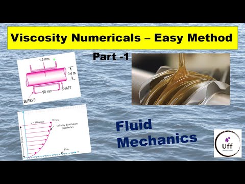 Viscosity Numericals (Part 1) | Fluid Mechanics Problems
