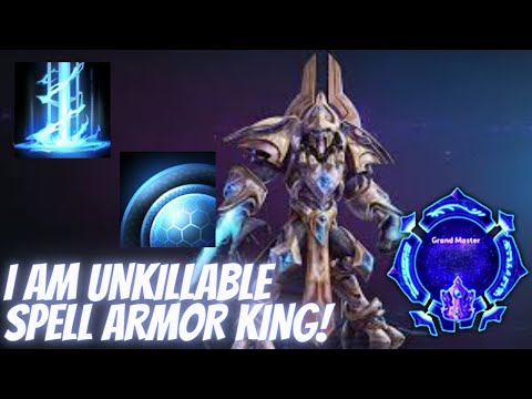 Artanis Purifier Beam - I AM UNKILLABLE SPELL ARMOR KING! - Grandmaster Storm League