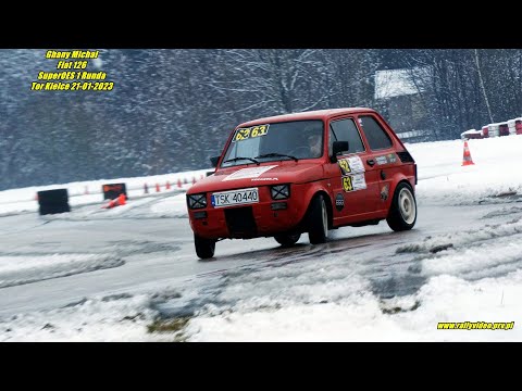 Ghany Michał - Fiat 126 - SuperOES 1 Runda Tor Kielce 21-01-2023
