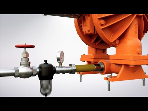 Wilden air operated diaphragm pump p1 metal pump