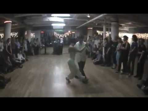 Ivan and Sara Tango Performance in New York City, Milonga Blue Moon, USA.