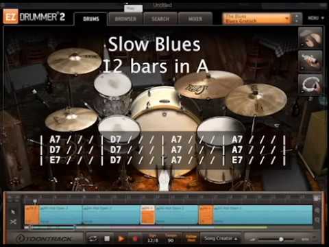 Slow Blues Backing Track - A7 12 bar blues