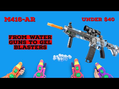 Gel Blaster M416 Shooting Test