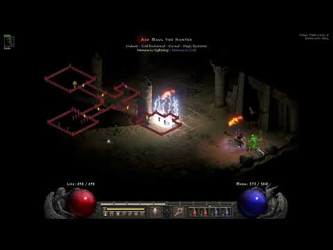 Knockback from Telekinesis can help you with spell immunes - Diablo 2 Resurrected: Season 7