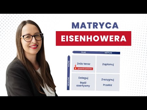 Matryca Eisenhowera - Jak Prawidłowo Określać Priorytety? Rób to, co ważne