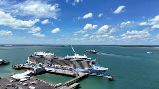 Ovation of the Seas Cruise Liner. 10/04/2025. Port of Darwin. Northern Territory Australia.