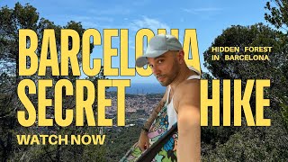 Escaping the tourists, Barcelona secret hike 🇪🇸 Travel vlog episode 01