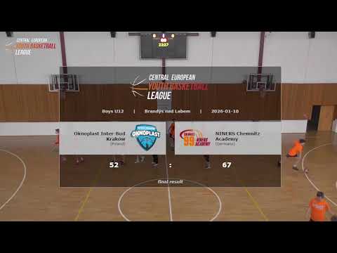 CEYBL U12, 10. 1. 2026, Oknoplast Inter-Bud Kraków - Niners Academy