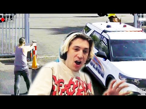 Gunman Opens Fire On Two Cops Point-Blank | xQc Reacts