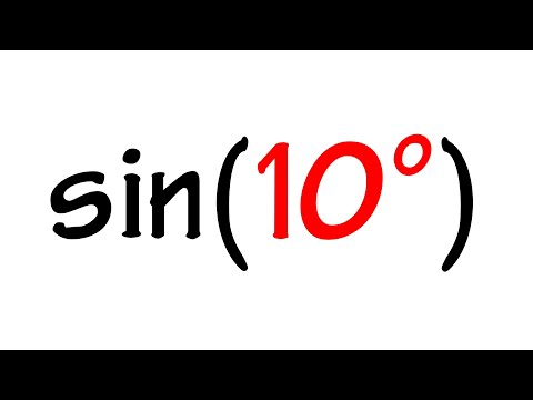 exact value of sin(10 degrees)