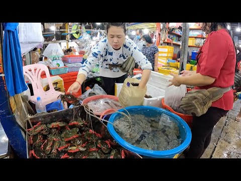 Amazing Seafood Walking Tour @Phsar Leu Market in Sihanoukville