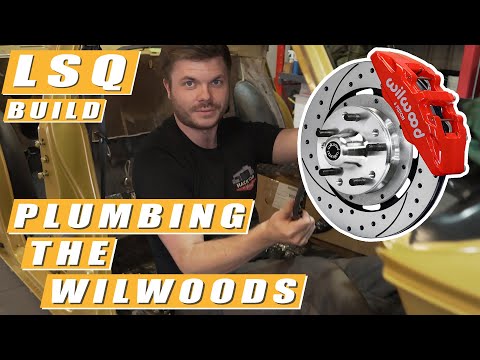 LSQ Build - Part 9 - Plumbing The Wilwood Brakes (LS Swap HQ Holden)