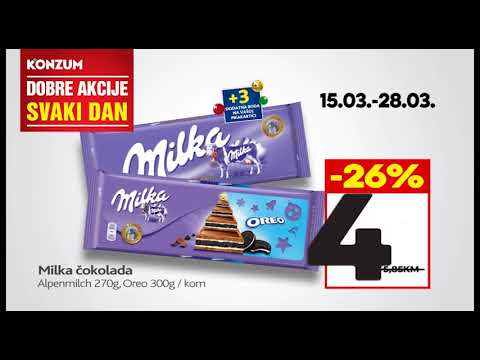 Novi Konzum katalog donosi DOBRE AKCIJE SVAKI DAN! 15.03.-28.03.2018.