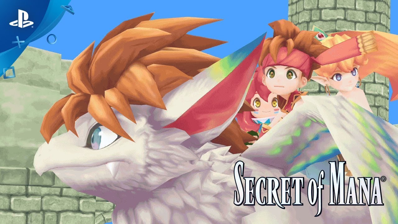 Remake 3D de Secret of Mana Chega dia 15 de Fevereiro no PS4, PS Vita