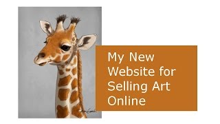 My New Squarespace Website for Selling Art Online